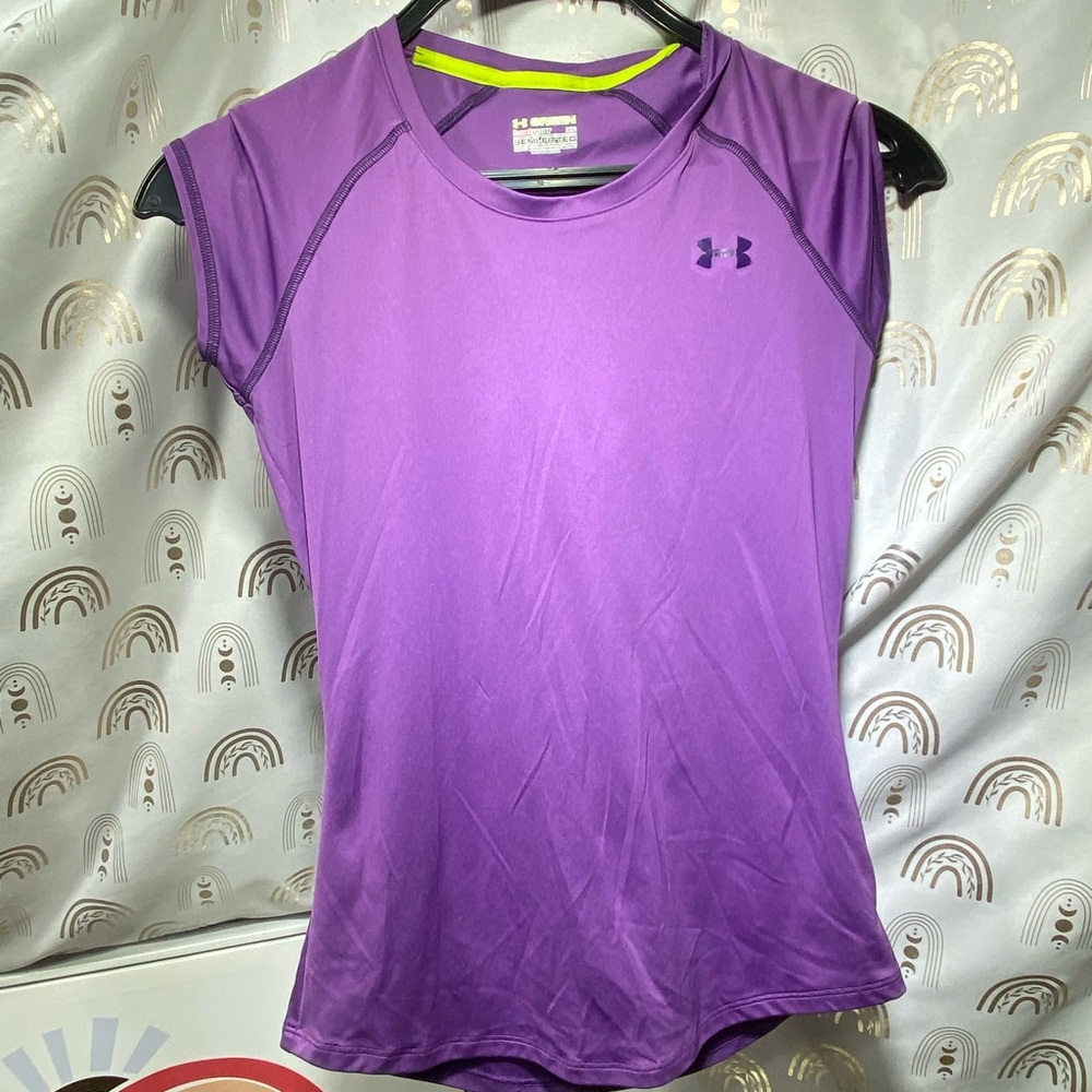 Under Armour Women's Vibrant Purple Muscle Tee